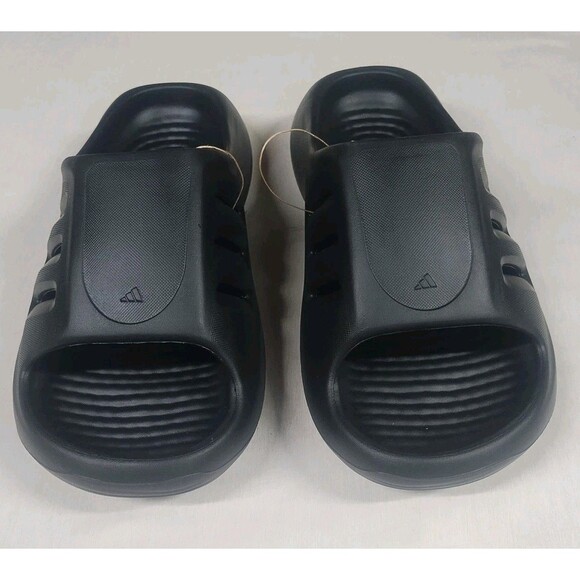 adidas AdiFOM IIInfinity Slide Triple Black Men\'s Size 10 Slip On Sandals JI0397